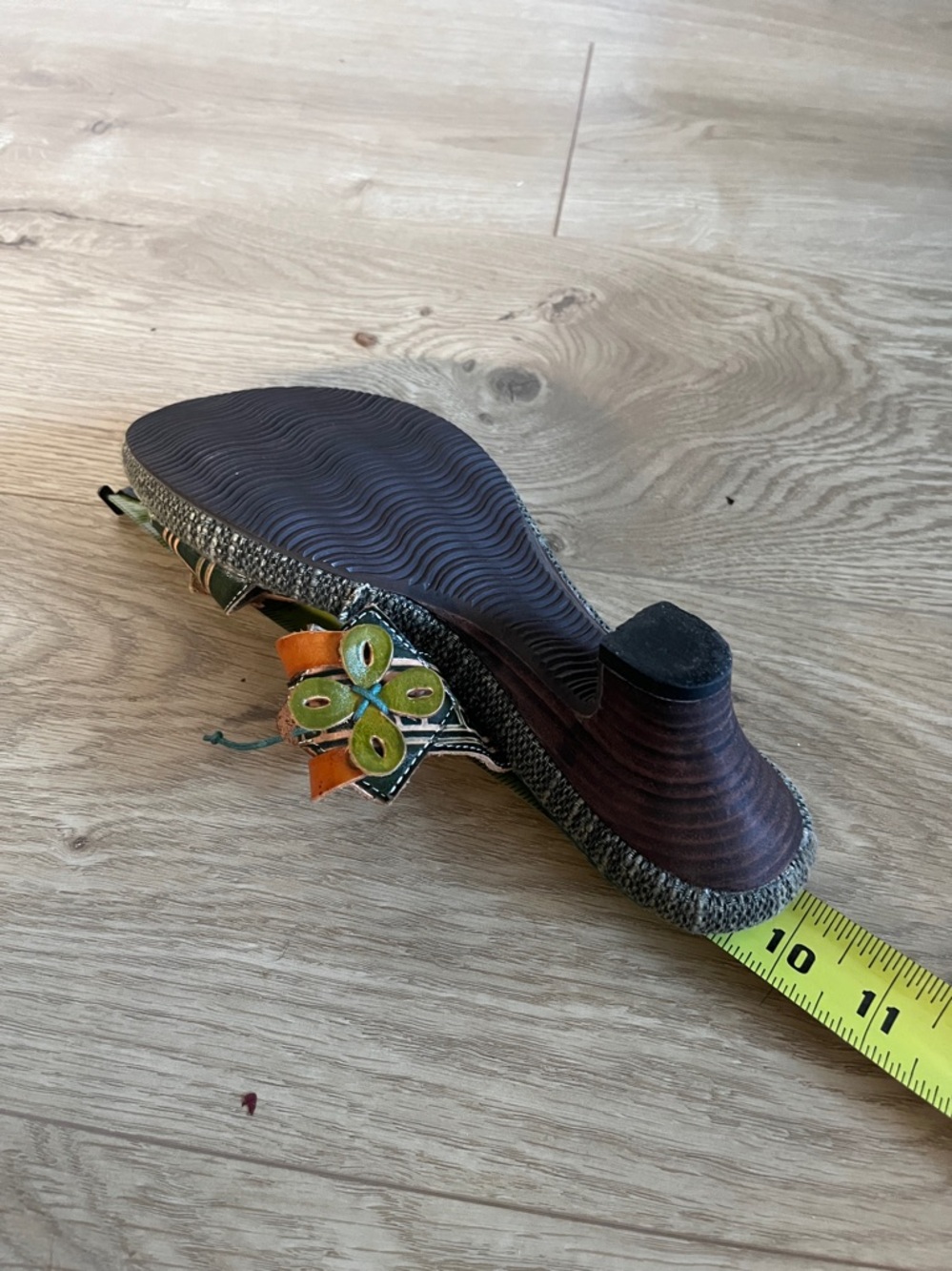 SPRING STEP WOMENS LEATHER SLIP ON HEELS SIZE 38 (7 ) - Picture 9 of 10